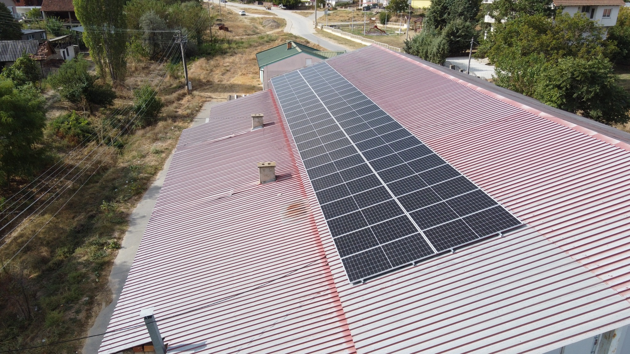 Photovoltaics were installed at the House of Culture in the Kalugjerica village, municipality of Radovish