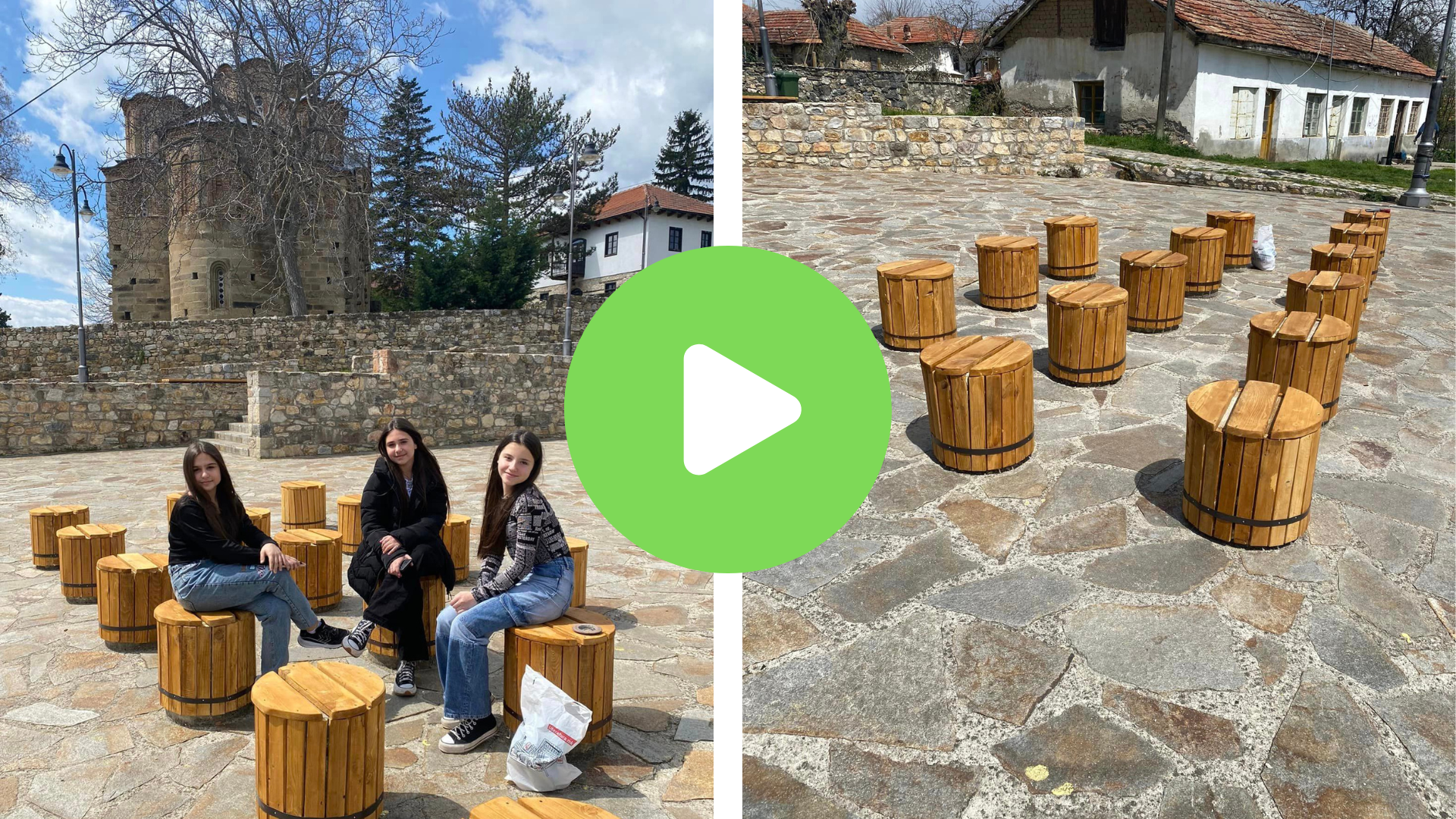 [VIDEO] New eco-square in Staro Nagoricane